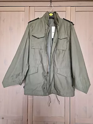 Buy Alpha Industries M65 Field Coat Army Military Cold Weather Green Jacket X-Small • 59.99£