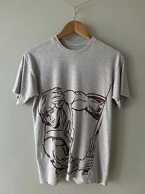 Buy He-Man T Shirt Grey Cotton T Shirt Size S Small Masters Of The Universe Cartoon • 14.95£