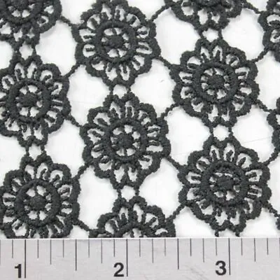 Buy 100% Polyester Chemical Lace Pattern Fabric By The Yard (Kirsten) - Style 661 • 14.56£