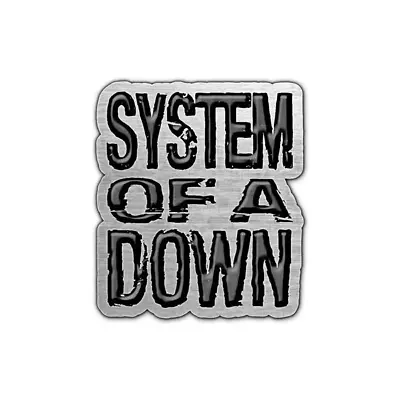 Buy System Of A Down Logo Metal Pin Button Badge Official Metal Rock Band Merch • 12.37£