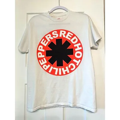 Buy RED HOT CHILI PEPPERS Size Small Classic Tee 2022-2023 World Tour Logo Red Black • 16.10£