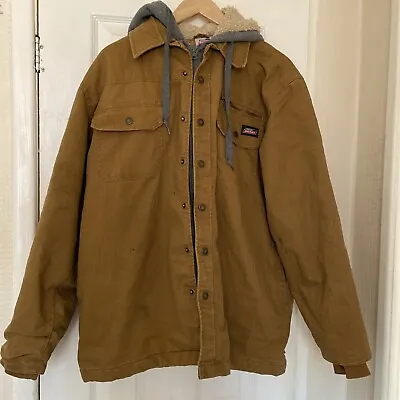 Buy Dickies Shirt Jacket  - Brown-Workwear- Size 38-40 Medium • 40£