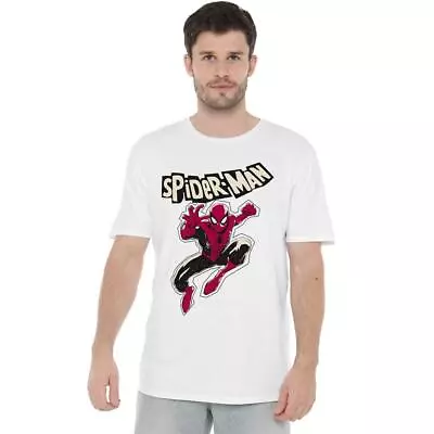 Buy Marvel Mens T-Shirt Spider-Man Collage Top Tee S-2XL Official • 13.99£