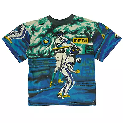 Buy Vintage  Abstract Baseball All Over Print T-Shirt - Large • 17.50£