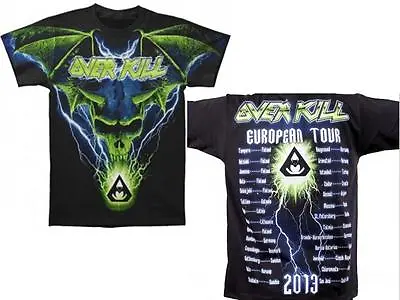 Buy OVERKILL - All Over Blue Skull Tour 2013 - T-Shirt - Größe / Size L - Neu  • 17.29£
