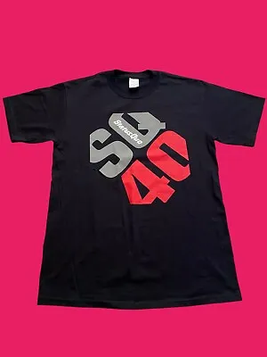 Buy Status Quo SQ40 Men's T-Shirt Black Size Medium Cotton Band T-Shirt • 15£