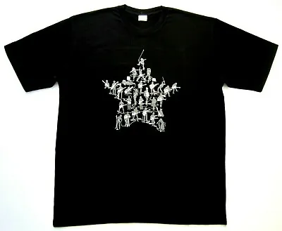 Buy Funny Star Electric Guitar Music Rock Band /Banksy Inspired/vintage Men's Tshirt • 13.99£