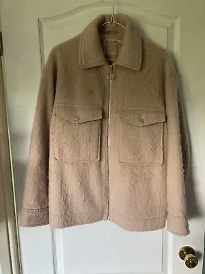 Buy Womens Wooly Angora Look Jacket Size 10 • 5£