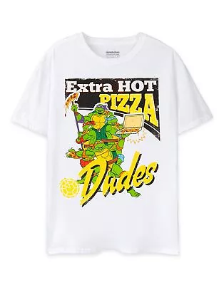 Buy Teenage Mutant Ninja Turtles White Short Sleeved T-Shirt (Mens) • 16.95£