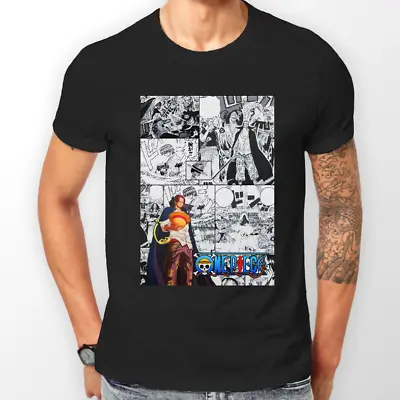 Buy Shanks One Piece Manga Strip Anime Pirate Unisex Tshirt T-Shirt Tee ALL SIZES • 17£