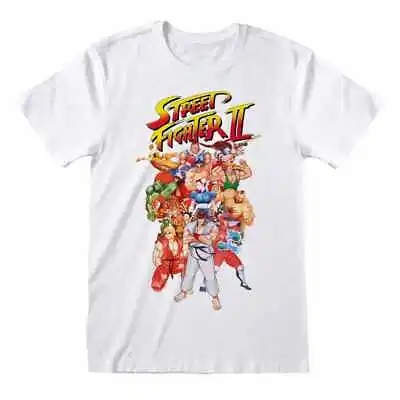 Buy ** Street Fighter 2 Characters T-shirt Capcom Official Licensed ** • 16£