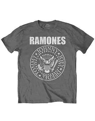 Buy Ramones Kids Presidential Seal Charcoal T Shirt • 12.94£