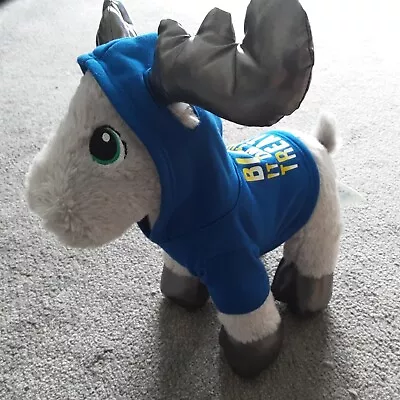 Buy Build A Bear MERRY MISSION GUST GREY MOOSE IN BLAME IT ON THE TREATS HOODY 2018 • 13.99£