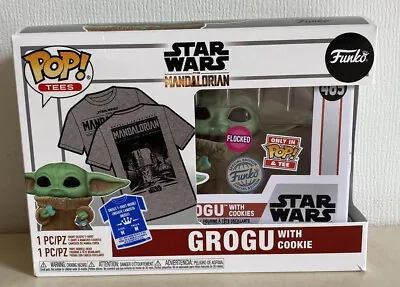 Buy Pop! Tees Funko Star Wars The Mandalorian Grogu Baby Yoda (465) Unisex M T-shirt • 27.75£