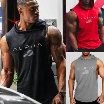 Buy Mens Bodybuilding Tank Tops Vest Muscle Slim Fit Training Workout Gym Fitness • 7.99£