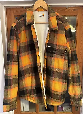 Buy Timberland Chequered Tartan Flannel Jacket With Fleece Lining - XXL • 78.50£