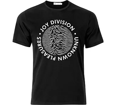 Buy Joy Division Unknown Pleasures Inspired T Shirt Black • 18.49£