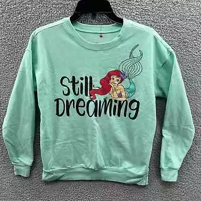 Buy Disney Princess Sweatshirt, Little Mermaid, Ariel, Blue Turquoise, Size Medium • 15.11£