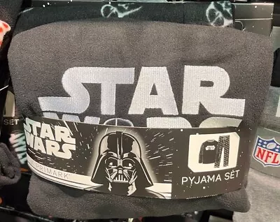 Buy Star Wars Pyjama Sherpa Set Polyester Black Long Sleeve PJ Mens Primark • 24.99£