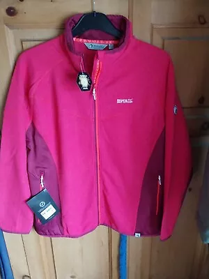 Buy Ladies Regatta Kinver Jacket Fleece Outdoor Walking Coat Gym Size 20 3xl Pink • 24.99£