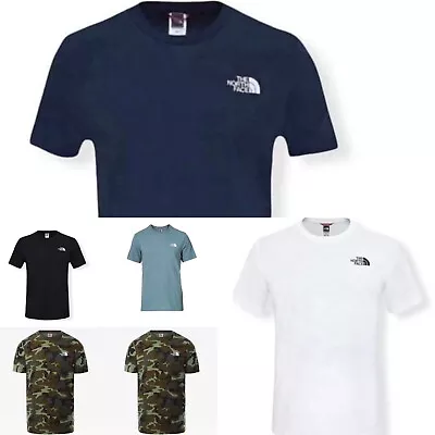 Buy The North Face Mens T-Shirt Logo Short Sleeve Cotton Crew Neck Summer Sale • 13.99£