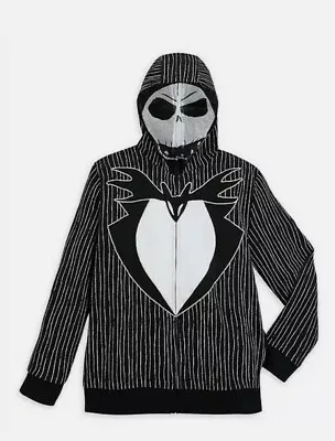 Buy Disney Parks JACK SKELLINGTON Costume Zip Hoodie Jacket S  M Halloween  • 33.25£