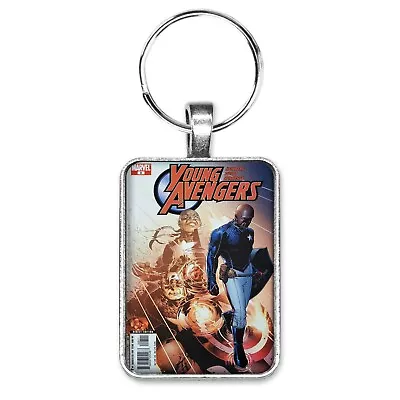 Buy Young Avengers #8 Cover Key Ring Or Necklace Classic Marvel Comic Book Jewelry • 10.20£