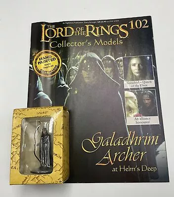 Buy Eaglemoss Lord Of The Rings Lead Figure & Magazine #102 Galadhrim Archer • 12.99£