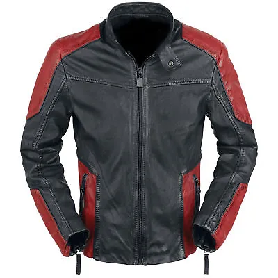 Buy Suicide Squad Deadshot Leather Jacket Black-red • 184.99£