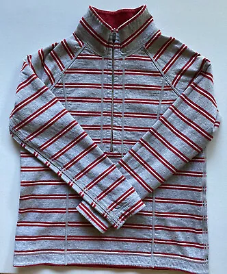 Buy Tommy Bahama Half Zip Reversible Sweatshirt M Fossil Grey/Chili Pepper Red • 48.18£