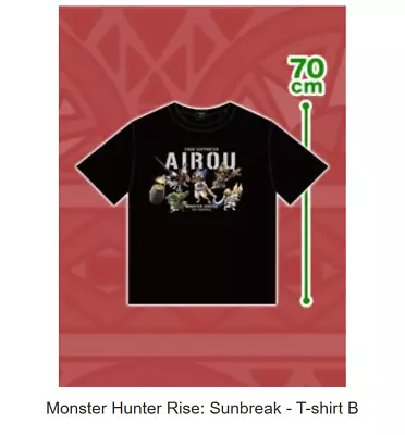 Buy Official Monster Hunter Rise Palico T-Shirt UK Large Size Capcom Japan Import • 25£