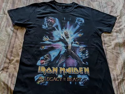Buy Official Rare Iron Maiden Legacy Of The Beast T Shirt • 4.99£