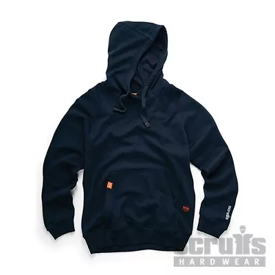 Buy Scruffs Navy Worker Hoodie Hidden Zipped Pocket Workwear Med 42/44 Chest T55424 • 19.99£