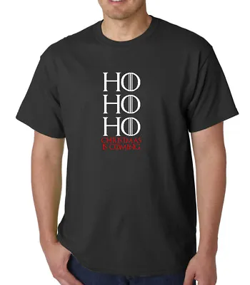 Buy Ho Ho Ho Christmas Is Coming T Shirt Xmas Game Of Thrones T-shirt Tee • 13.29£