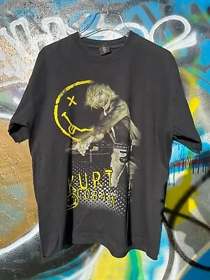 Buy Vintage Kurt Cobain Nirvana T-shirt • 45£