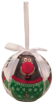Buy Twinkling Treasures 3D Blinking Christmas Ornament- 3.5  UGLY SWEATER BLACK BEAR • 8.05£