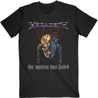 Buy Megadeth System Has Failed Black T-Shirt OFFICIAL • 16.59£