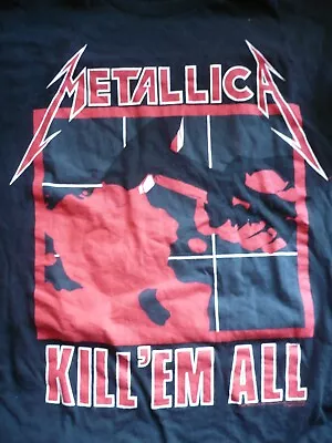 Buy METALLICA Kill'em All BAY ISLAND Tee T-shirt BLACK, SIZE XL X-Large ROCK SHIRT • 37.51£