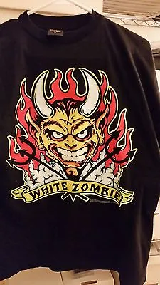 Buy WHITE ZOMBIE 1994 Say You Love Satan Vintage Licensed Concert Tour Shirt LG NEW! • 191.93£