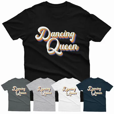 Buy Dancing Queen Vintage Retro Nostalgia Party Costume Unisex T Shirt #P1#Or#A#2 • 9.99£
