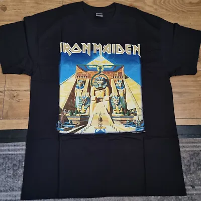 Buy Iron Maiden Out Of Print 2018 Official Merch Powerslave Shirt Large New • 44.95£
