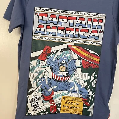 Buy Boys Captain America Pjs Age 14-15 Years.   • 10.99£