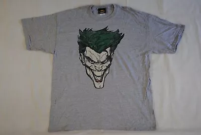 Buy Batman Distressed Large Joker Face Cartoon Face T Shirt New Official Dc Comics • 7.99£