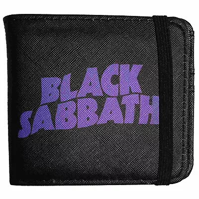 Buy Black Sabbath Logo Wallet Bi-Fold Faux Leather Official Band Merch • 21.91£