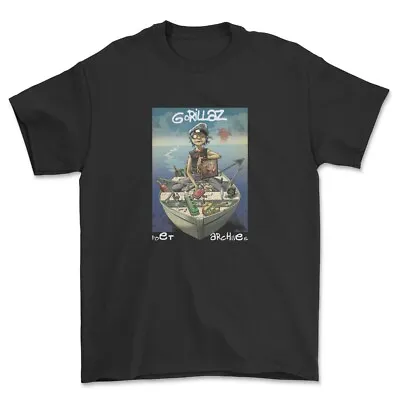 Buy Gorillaz T-Shirt Melancholy Hill Damon Albarn 2-D Graphic Streetwear T-Shirt  • 20£