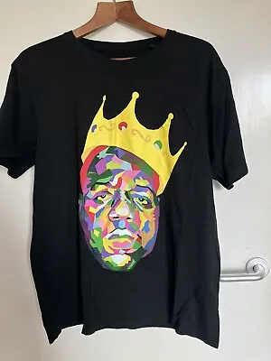 Buy The Notorious B.I.G. Crowned Biggie Black Hip Hop, Rap T-Shirt Size 2XL • 9.87£