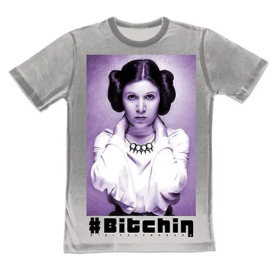 Buy Ladies / Womens Princess Leia BITCHIN T Shirt (XS-XL) Star Wars Movie Vader Jedi • 19.99£
