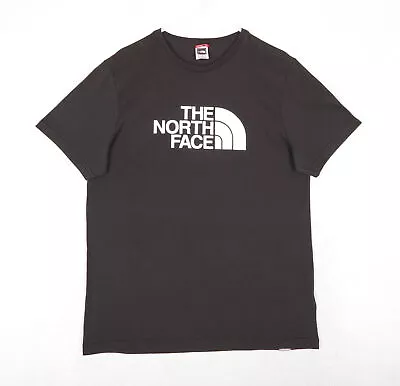 Buy THE NORTH FACE T Shirt Mens MEDIUM Short Sleeve Tee Stretch Big Centre Logo Crew • 9.99£