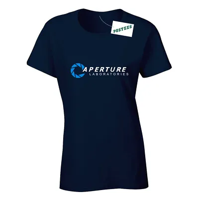 Buy Aperture Laboratories Inspired By Portal Ladies Fitted T-Shirt • 9.95£