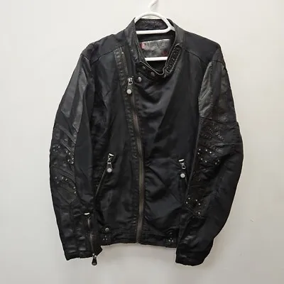 Buy Diesel Daytona Leather Biker Punk Classic Racing Rare Jacket Size Medium Mens • 99.99£